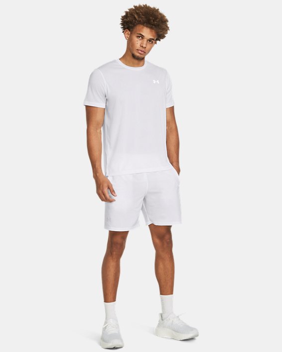 Men's UA Launch 7" Shorts, White, pdpMainDesktop image number 2